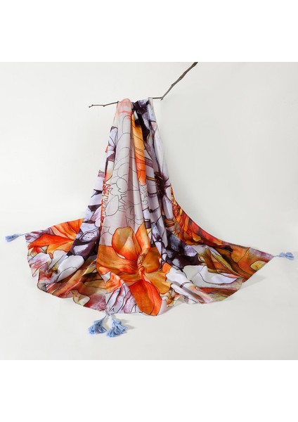 70 x 35 Kadın Kare Ipek Saç Eşarp Baş Uyku Şal Saten Başörtüsü, B2 (Yurt Dışından)