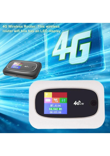 4g Wifi Yönlendirici Kablosuz Geniş Bant Taşınabilir Cep Mobil Wifi Hotspot Yuvası ile Kilitsiz Modem Wifi Yönlendirici (Yurt Dışından)