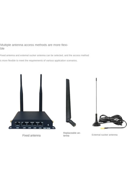 4g Yönlendirici Endüstriyel Wifi Yönlendirici Gigabit Kablosuz Wifi Ofis Ev Atm Otomatı (Abd Tak) (Yurt Dışından)