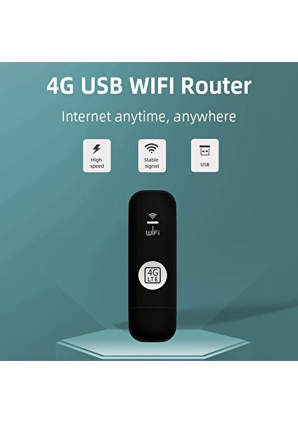 4g USB Wıfı Modem Yönlendirici Yuvası ile 4g Lte Araba Kablosuz Wifi Yönlendirici Desteği B28 Avrupa Bant-Siyah (Yurt Dışından)