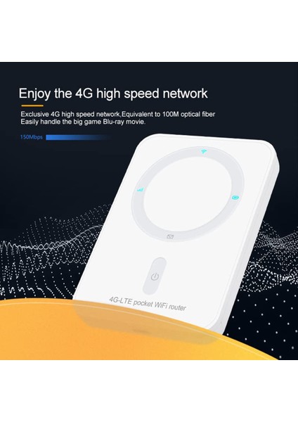 4g Lte Yönlendirici Mobil Hotspot Wifi Yönlendirici Kilidi Açılmış Taşınabilir Hotspot Seyahat Için Yuvalı Kablosuz Wifi Yönlendirici-A (Yurt Dışından)