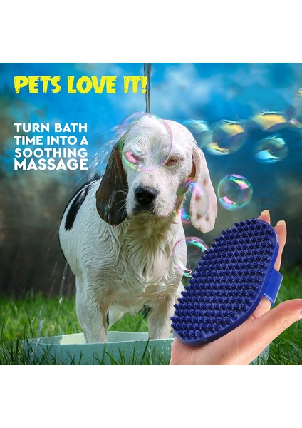 Köpek Bakım Fırçası - Köpek Banyo Fırçası - Kedi Bakım Fırçası - Köpek Yıkama Fırçası - Kauçuk Köpek Fırçası - Köpek Saç Fırçası - Köpek Dökülme Fırçası - Şampuan Fırçası (Yurt Dışından) fırsatları