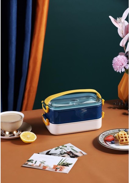 XC-462 1400ML Lacivert Çelik Saklama Kabı