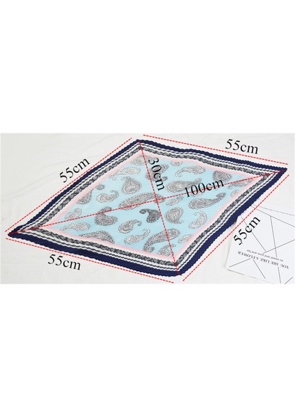 39.37X11.8 Kadın Kare Ipek Gibi Saç Eşarp Kafa Uyku Wrap Saten Başörtüsü, FY31-1 (Yurt Dışından)