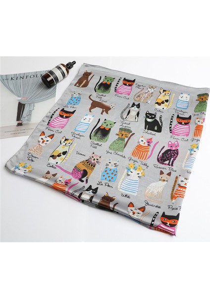 35 "kare Ipek Benzeri Başörtüsü - Saç Sarma ve Geceleri Uyumak Için Kadın Modası Ipek Duygu Eşarp. Fm6-3 (Yurt Dışından) modelleri