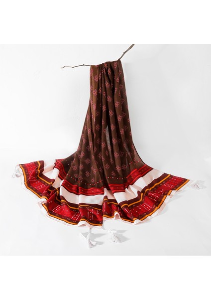 70 x 35 Kadın Kare Ipek Saç Eşarp Baş Uyku Şal Saten Başörtüsü, J2 (Yurt Dışından)