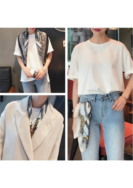 28" x 28" Kadın 100% Gerçek Dut Ipek Boyun Eşarpları Eşarplar, St-28 (Yurt Dışından) fırsatları