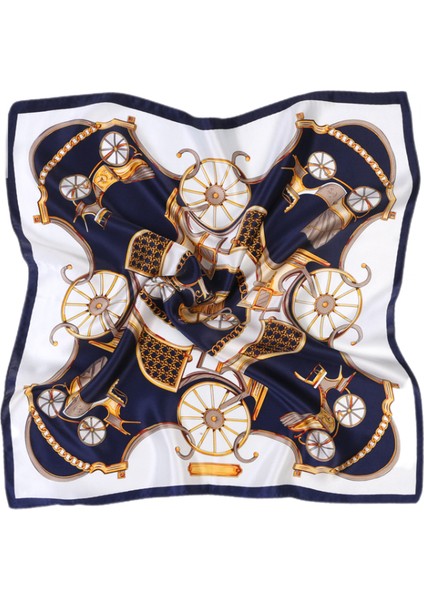 Ipek Duygu Başörtüsü Moda Saten Saç Eşarp Kare Eşarplar Kadın Hediyeler Için 20.8 × 20.8 Inç, SR33 (Yurt Dışından)