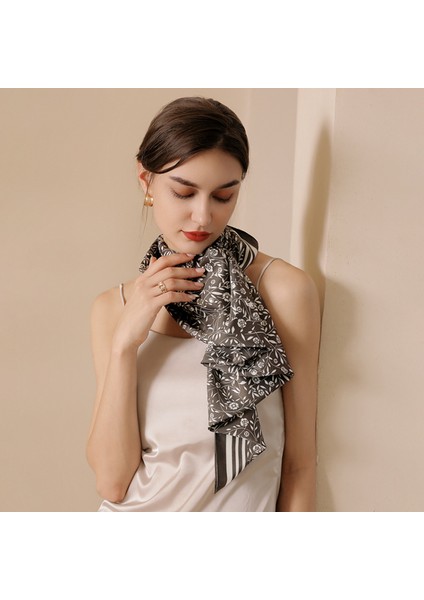 35X35 Kadın Kare Leke Ipek Gibi Başörtüsü Saç Sarma Atkılar Gece Uyku, Siyah-9 (Yurt Dışından) fırsatları
