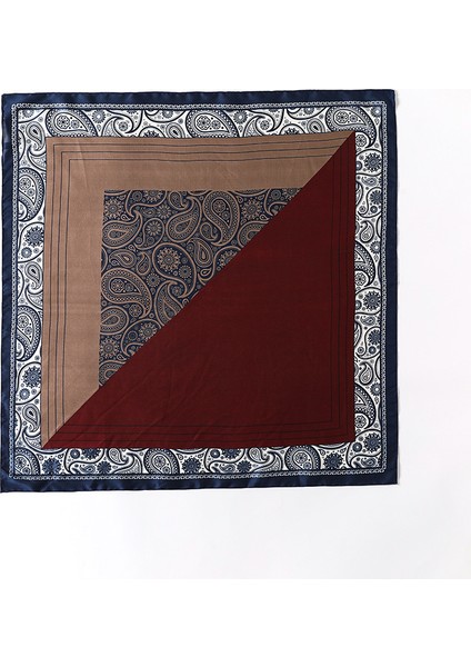 27.5 x 27.5 Kadın Kare Ipek Saç Eşarp Baş Uyku Şal Saten Başörtüsü, Mavi-24 (Yurt Dışından) modelleri