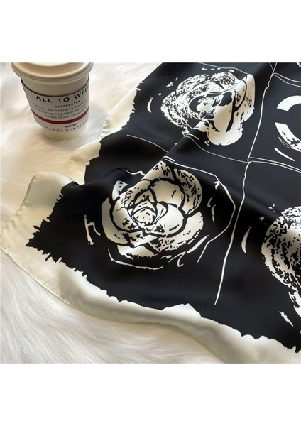 Kadın 27,5" Saten Kare Ipek Benzeri Saç Atkıları ve Uyku Için Başörtüsü, FJ513-2 (Yurt Dışından) fiyatları