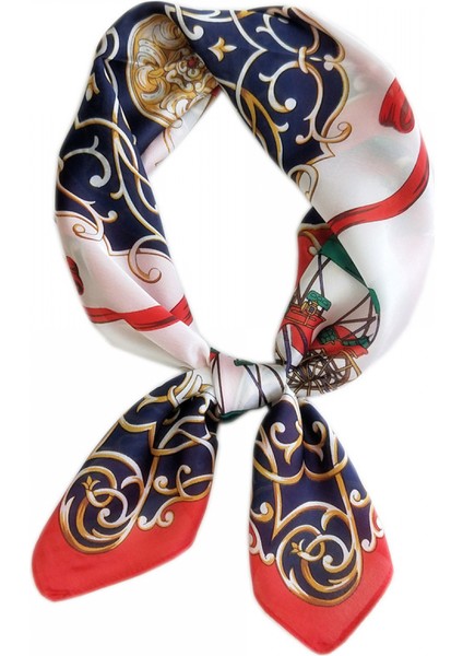 28" x 28" Kadın %100 Gerçek Dut Ipek Boyun Eşarpları Eşarplar, St-30 (Yurt Dışından)