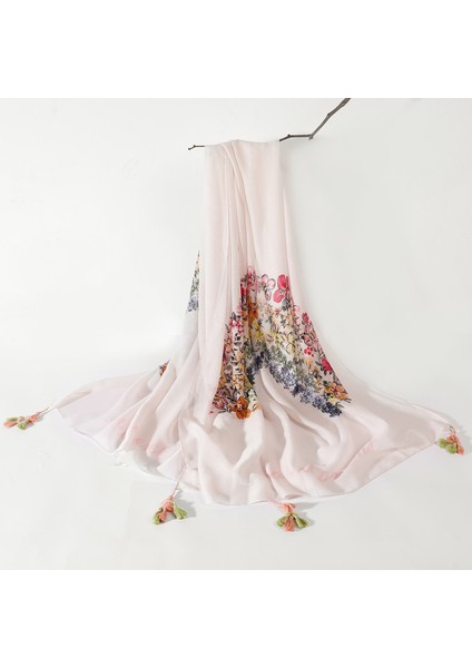 70 x 35 Kadın Kare Ipek Gibi Saç Eşarp Baş Uyku Wrap Saten Başörtüsü, Beyaz-1 (Yurt Dışından)