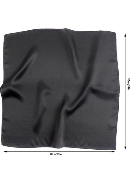 Paket 35 "saten Ipek Gibi Saç Eşarp Bandana Işık Kafa Sarar Boyun Yüz Eşarplar Kadınlar Için Kapak, Siyah + Şampanya (Yurt Dışından) fiyatları