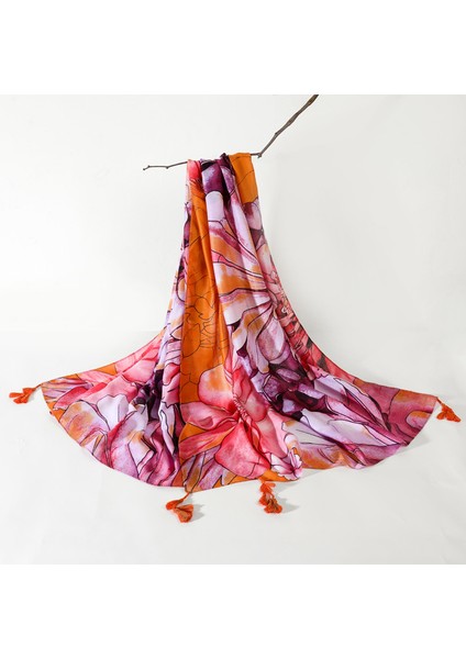 70 x 35 Kadın Kare Ipek Saç Eşarp Baş Uyku Şal Saten Başörtüsü, B3 (Yurt Dışından)