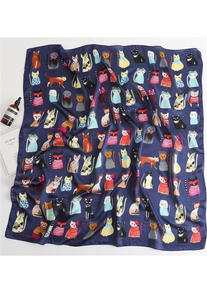 35" Kare Ipek Benzeri Başörtüsü - Saç Sarma ve Geceleri Uyuma Için Kadın Modası Ipek Duygu Eşarpı. Fm6-5 (Yurt Dışından) fiyatları