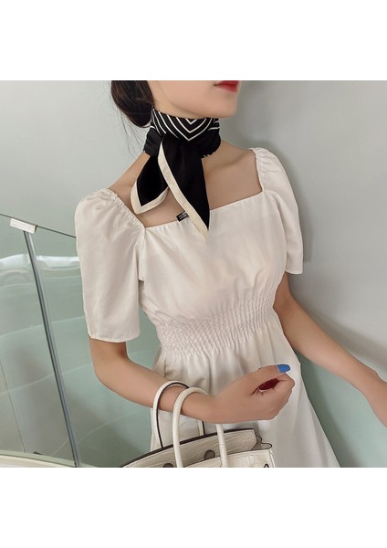 27.5 x 27.5 Kadın Kare Ipek Benzeri Saç Eşarp Baş Uyku Şal Saten Başörtüsü, YD03 Siyah-17 (Yurt Dışından) modelleri