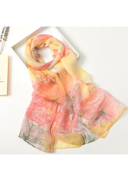 Kadınlar Için Atkılar Hafif Moda Eşarplar Baskı Çiçek Desenli Eşarp Şal Sarar, W26 (Yurt Dışından)