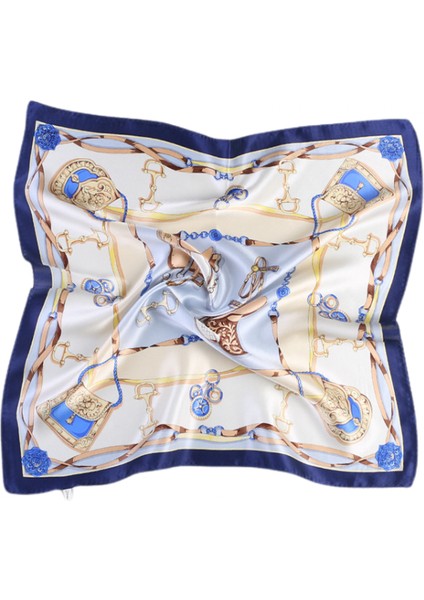 Ipek Duygu Başörtüsü Moda Saten Saç Eşarp Kare Eşarplar Kadın Hediyeler Için 20.8 × 20.8 Inç, SR08 (Yurt Dışından)