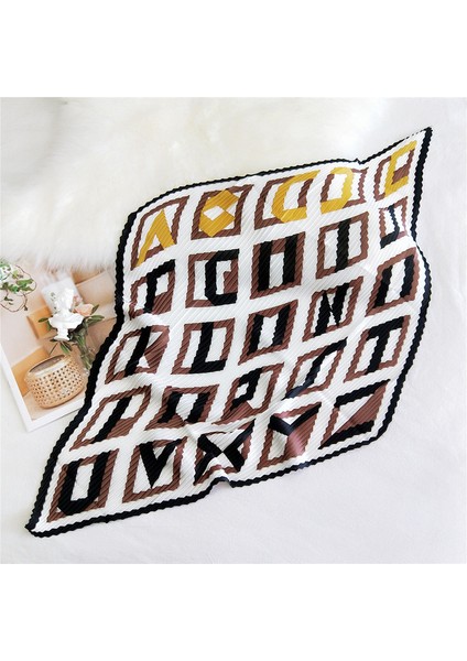 27.55" Kare Ipek Benzeri Başörtüsü - Saç Sarma ve Geceleri Uyumak Için Kadın Modası Ipek Duygu Eşarp. St-25 (Yurt Dışından) modelleri