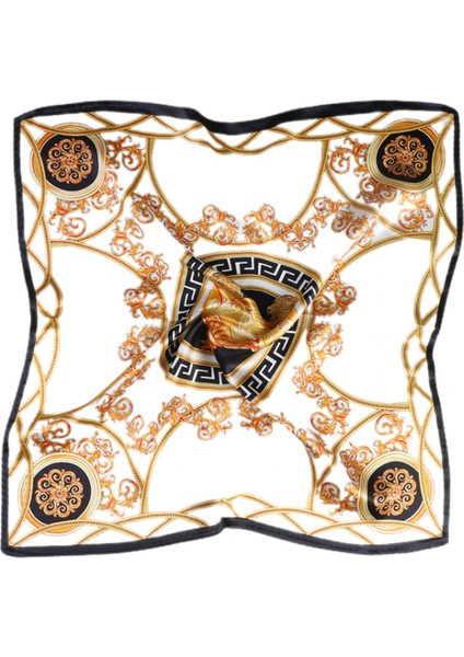 Ipek Duygu Başörtüsü Moda Saten Saç Eşarp Kare Eşarplar Kadın Hediyeler Için 20.8 × 20.8 Inç, SR18 (Yurt Dışından)