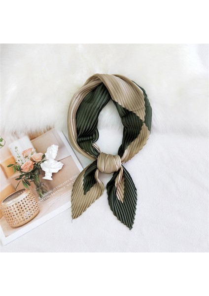 27.55 "kare Ipek Gibi Baş Eşarp - Saç Sarma ve Geceleri Uyumak Için Kadın Modası Ipek Duygu Eşarp. St-08 (Yurt Dışından)