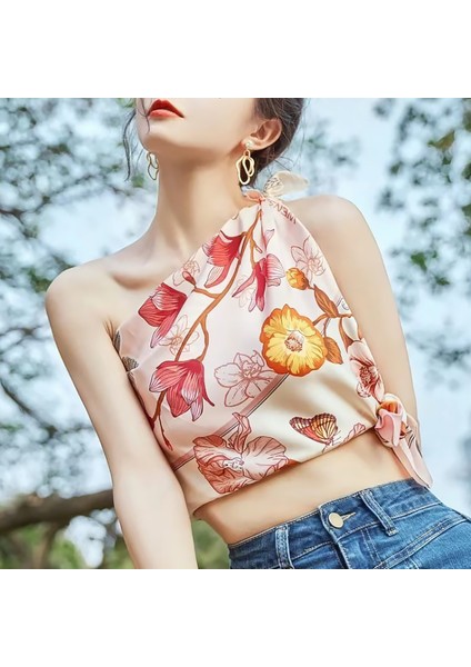 Ipek Eşarp Kadın Modası Desenli Büyük Kare Saten Başörtüsü Headdress, Sy-8 (Yurt Dışından) fiyatları