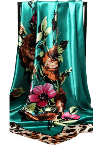 35 x 35 Kadın Kare Ipek Saç Eşarp Baş Uyku Şal Saten Başörtüsü, B (Yurt Dışından)