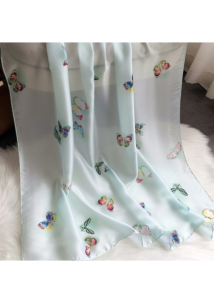 Bayan 100% Büyük Dut Ipek Eşarp Uzun Saten Eşarp Moda Tasarımcısı Eşarp Hafif Sarar, 2022424-01 (Yurt Dışından) modelleri