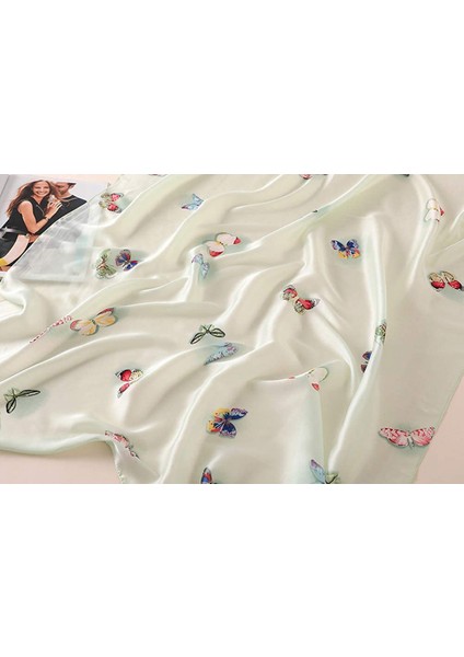 Bayan 100% Büyük Dut Ipek Eşarp Uzun Saten Eşarp Moda Tasarımcısı Eşarp Hafif Sarar, 2022424-01 (Yurt Dışından) fırsatları