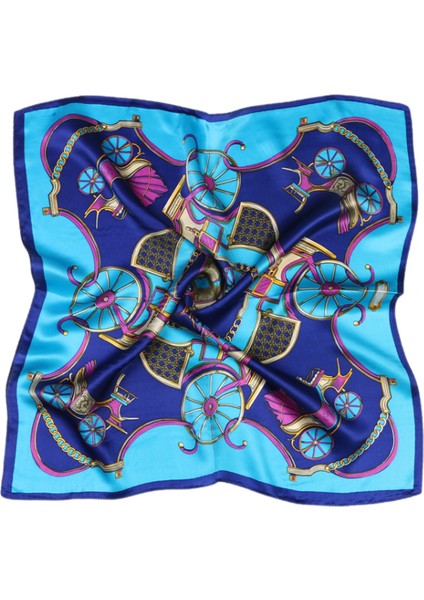 Ipek Duygu Başörtüsü Moda Saten Saç Eşarp Kare Eşarplar Kadın Hediyeler Için 20.8 × 20.8 Inç, SR10 (Yurt Dışından)