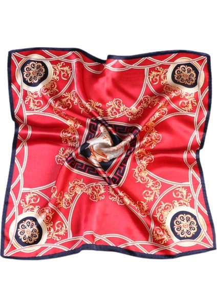 Ipek Duygu Başörtüsü Moda Saten Saç Eşarp Kare Eşarplar Kadın Hediyeler Için 20.8 × 20.8 Inç, SR19 (Yurt Dışından)