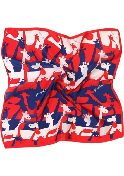 Ipek Duygu Başörtüsü Moda Saten Saç Eşarp Kare Eşarplar Kadın Hediyeler Için 20.8 × 20.8 Inç, SR30 (Yurt Dışından)