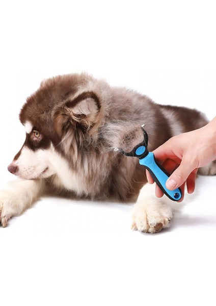 Evcil Hayvan Bakım Fırçası - Köpekler ve Kediler Için Çift Taraflı Dökülme ve Pas Alma Astar Tırmık Tarağı (Yurt Dışından) fırsatları