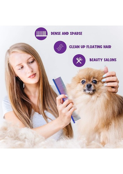 Parça Pet Çelik Taraklar, Pet Köpek Kedi Bakım Tarağı Uzun ve Kısa Için Dolaşmaları ve Düğü mleri Çıkarmak Için Çelik Dişli Çok li Köpek Tarağı (Yurt Dışından) fiyatları