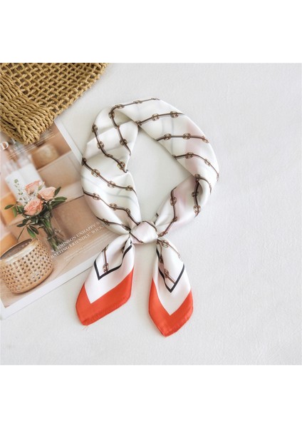 28" x 28" Kadın 100% Gerçek Dut Ipek Boyun Eşarpları Eşarplar, St-5 (Yurt Dışından)