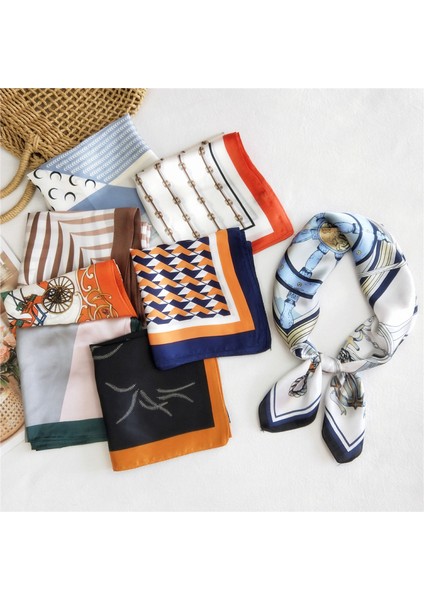 28" x 28" Kadın 100% Gerçek Dut Ipek Boyun Eşarpları Eşarplar, St-5 (Yurt Dışından) fiyatları