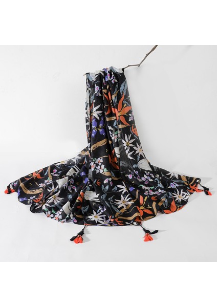 70 x 35 Kadın Kare Ipek Saç Eşarp Kafa Uyku Şal Saten Başörtüsü, P6 (Yurt Dışından)