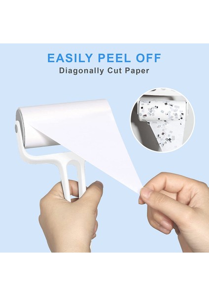 Kabartma Silindiri, Kabartma Silindiri, Ekstra Yapışkan, Giysiler, Kanepeler, Halılar, Yataklar Veya Araba Koltukları Için Kabartma Silindiri (Beyaz) (Yurt Dışından) fırsatları