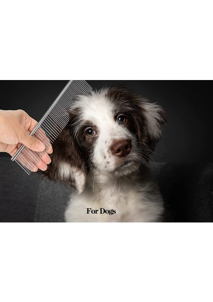 Büyük ve Küçük Köpeklerin Bakımı Için Metal Köpek Taraklar, Köpekler Kediler ve Diğer Evcil Hayvanlar Için Yuvarlak Dişli Paslanmaz Çelik Kedi Tarağı Dolaşmaları ve Düğümleri Gider (Yurt Dışından) modelleri