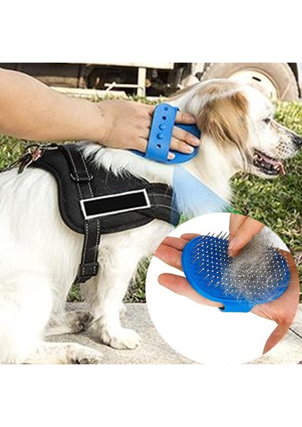 Köpek Bakım Fırçası, Evcil Hayvan Şampuan Fırçası, Köpekler Ve Kediler Için El Tipi Kauçuk Uçlu Pin Fırçası, Ayarlanabilir Döngü Saplı Ve Paslanmaz Kedi Masaj Taraklar (Yurt Dışından) modelleri