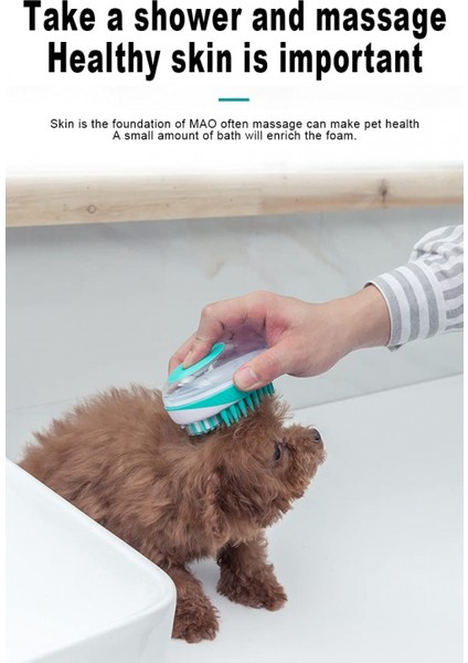 Evcil Hayvan Fırçası 2'Si 1 Arada Banyo Masaj Fırçası, Köpek Tarak Silikon Kıllar, Kedi Evcil Hayvan Banyo Fırçası, Epilasyon (Yeşil) (Yurt Dışından) fırsatları