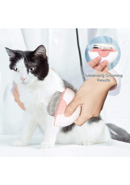 Dökülme ve Bakım Için Kedi Fırçası, Masaj ve Tüy Alma Köpek ve Kedi Tnabilir Bakım Fırçası, Tüy Alma Temizleyici, Yavru Kedinizi/köpeğinizi Güvenli ve Sağlıklı Tutun (Kısa Tüylü (Yurt Dışından) fırsatları