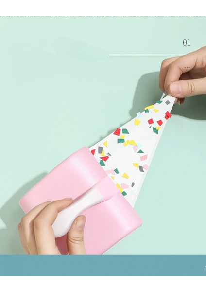 Pet Saç Peluş Rulo Yapışkan, Çift Rulo Saç Çıkartma (Pembe) (Yurt Dışından)
