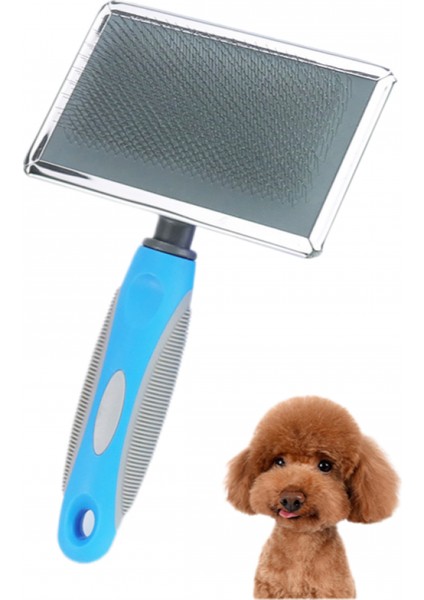 Köpekler ve Kediler Için Fırça Evcil Hayvan Bakımı Pas Giderme Fırçası Evcil Hayvanın Paltosundaki (Büyük) Paspasları, Dolaşmışları ve Gevşek Tüyleri Kolayca Çıkarır (Yurt Dışından) modelleri