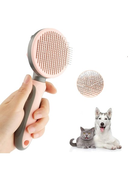 Kısa Ve Uzun Saçlı Köpek Fırçası Kendi Kendini Temizleyen Slicker Evcil Hayvan Fırçası Uzun Ve Astar Paspaslarını Ve Karışık Saçları Çe Çıkarır Ve Toplar (Yurt Dışından)