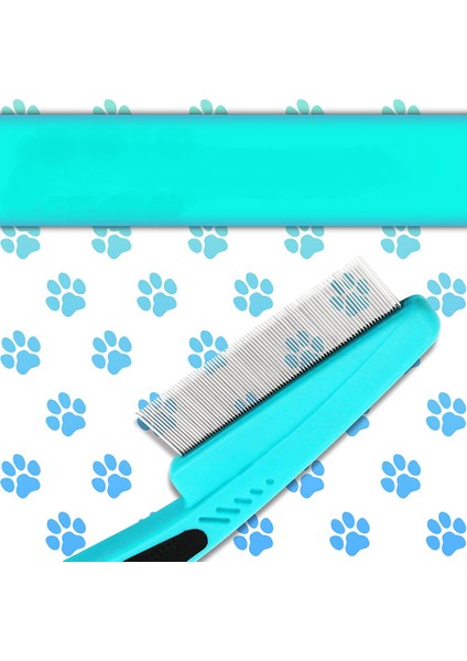 Evcil Hayvanlar Için Iğneli Tarak - Yükseltilmiş Kauçuk Saplı Köpek Saç Tarağı, Pire Tarağı, Kedi Bakım Malzemeleri, Köpek Aksesuarları, Köpek Bakım Seti (Mavi) (Yurt Dışından) fiyatları