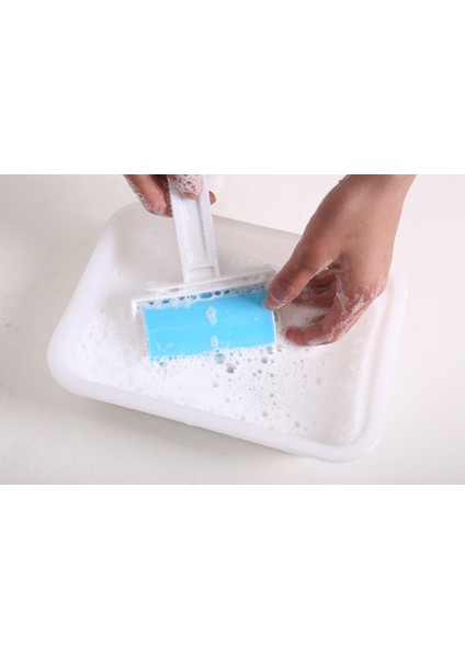 Yeniden Kullanılabilir Yapışkan Pikap Seti Temiz Lint Rulo Pet Epilasyon Fırçası, Büyük Uzun Saplı 19 Cm/7.4 "yıkanabilir Yapışkan Saç Fırçası (Yurt Dışından) modelleri