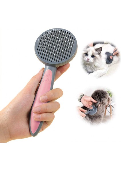 Kedi Ve Köpek Bakım Fırçası, Yavru Kedi Saç Fırçası, Evcil Hayvanın Kendi Kendini Temizleyen Epilasyon Fırçası Masaj Tarağı, (Romantic Sakura) (Yurt Dışından) modelleri