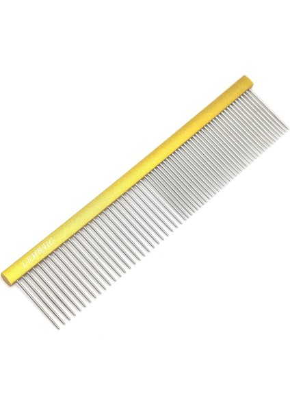 Profesyonel Bakımcı Dolaşmaları, Düğümleri, Paspasları Dökmek için Köpek Tarağı Kullanın. Uzun Geniş Metal Dişli Tazı Tarak. Uzun Saçlı Köpekler İçin Köpek Bakım Tarağı, Altın (Yurt Dışından)